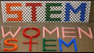 Women in STEM! (11,000 Dominoes)