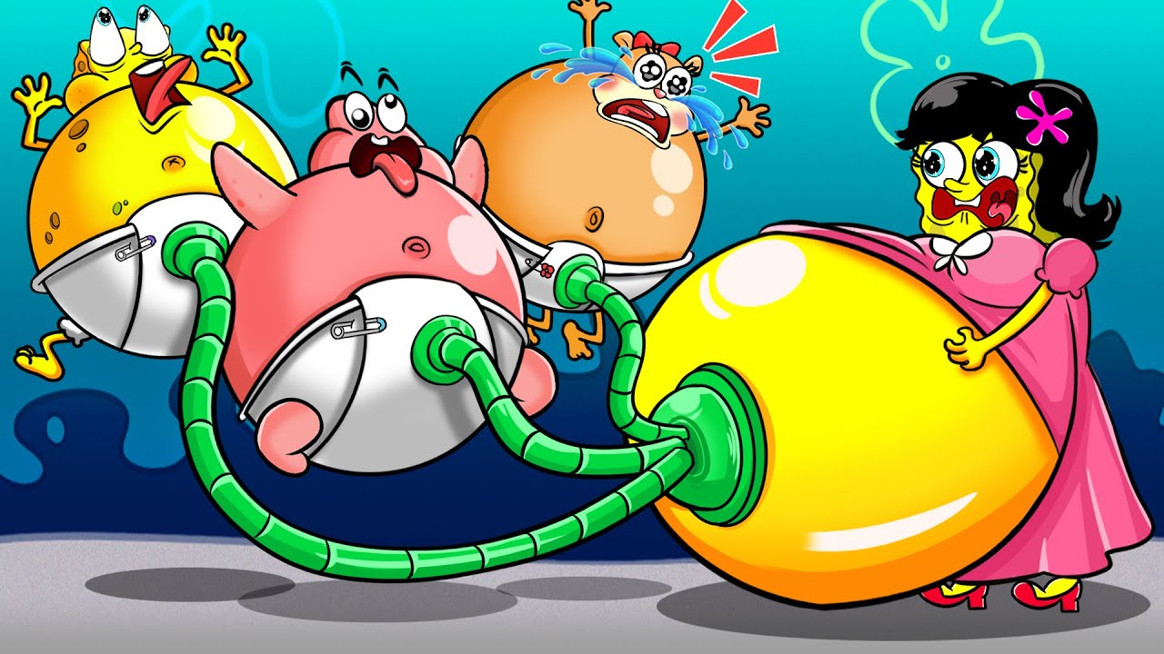 [Animation] Spongebob Mom pregnant three babies at the same time ...