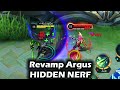 Revamp Argus Hidden Nerf WTF MOONTON | MLBB