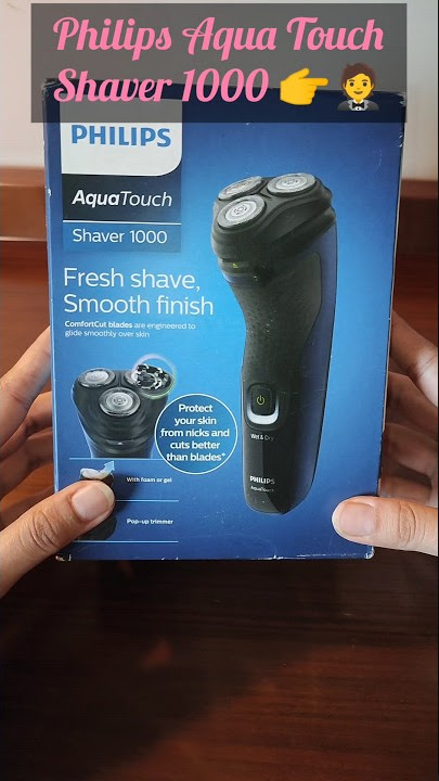 Philips Aqua Touch Shaver 1000 For Fresh & Smooth Finish 👉🤵 #unboxing #grooming #shorts