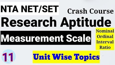 NTA NET/SET सेट Crash Course Research Aptitude !! Unit Wise Topics Part 11 !! मराठी भाषेत !
