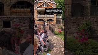 This Bride And Groom Walked Down The Aisle Together…Via: @Ashleysaraphoto #Wedding #Viralvideo