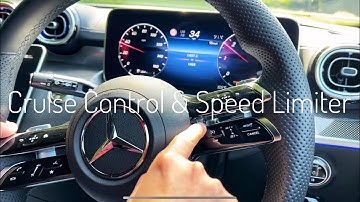 How to use the Cruise Control and Speed Limiter for Mercedes 2025 2024 2023 2022 2021