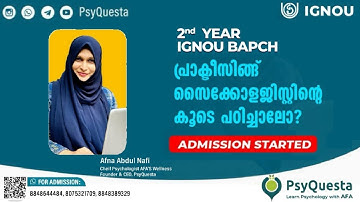 IGNOU BA Psychology Honors 2nd year| BSOG 173: Rethinking Development Part 1 | PsyQuesta| Malayalam