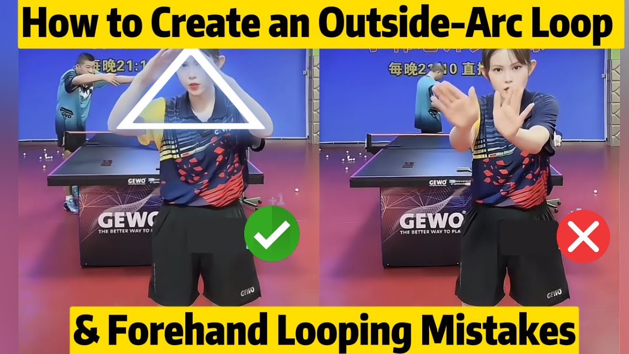 How to Create an Outside-Arc Loop & Fix Forehand Looping Mistakes - YouTube