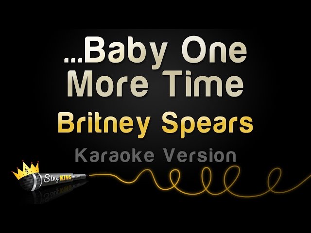 Britney Spears - ...Baby One More Time (Karaoke Version) class=