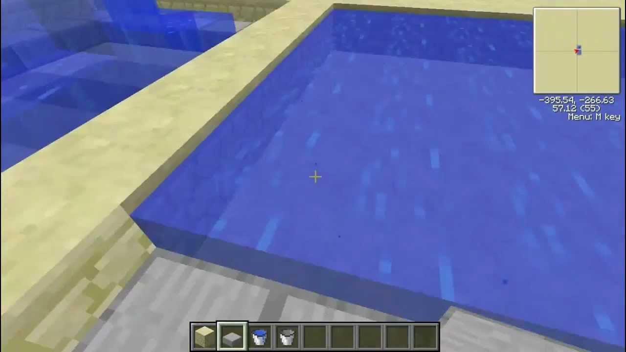 How to Make a Simple Water Fountain Minecraft YouTube