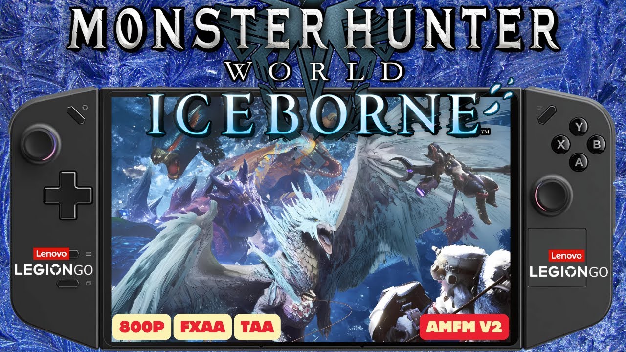 Monster Hunter World: Iceborne | Lenovo Legion GO gameplay | FXAA