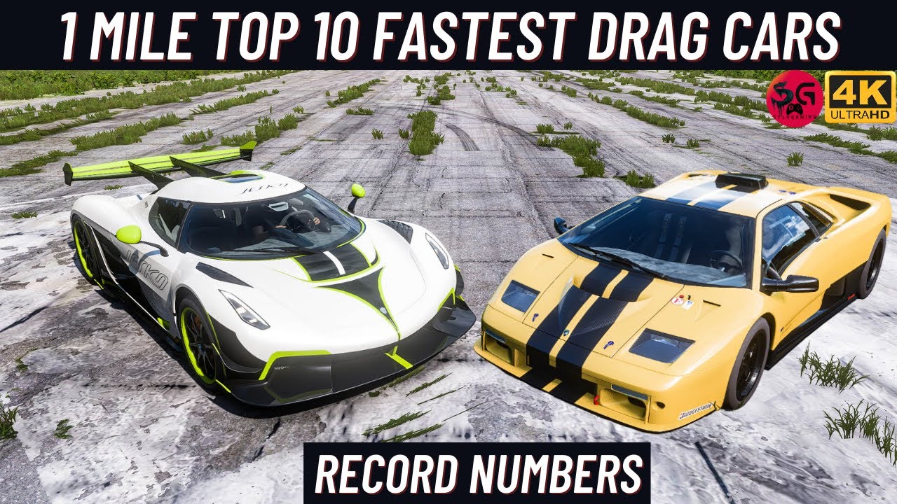 *New* Forza Horizon 5 Top 10 Fastest Drag Cars w/Tunes 2023 YouTube
