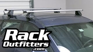 Pontiac Vibe Rhino Rack 2500 Vortex Aero SILVER Roof Rack '09-'10 by Rack Attack