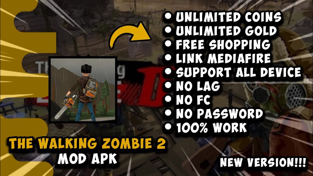 THE WALKING ZOMBIE 2 MOD APK [ NO PW ]