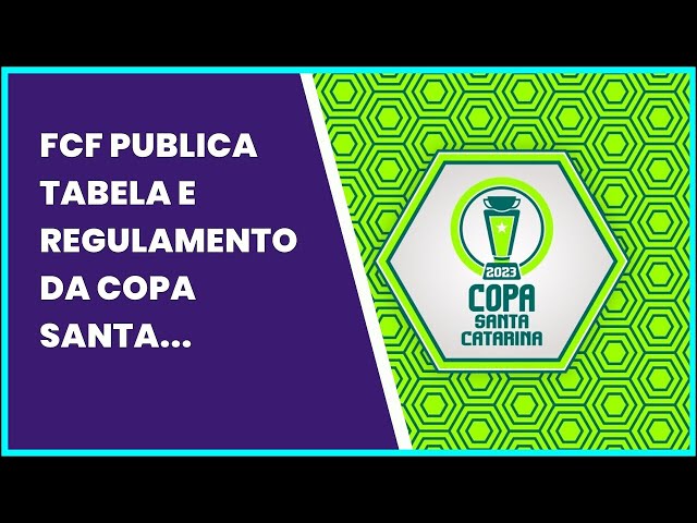 Copa Santa Catarina 2023 - Federação Catarinense de Futebol