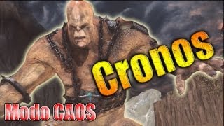 Cronos en modo CAOS (Chaos) // Como derrotar a cronos GOW3 (muerte de cronos)