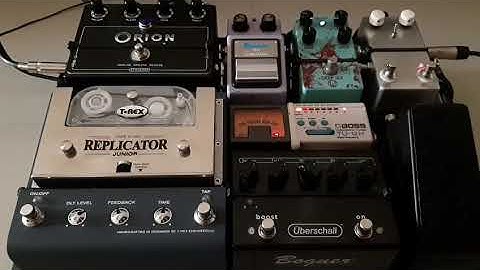 T-Rex Replicator Junior & Spaceman Orion Spring Reverb