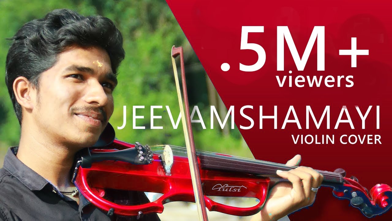 Jeevamshamayi Violin Cover  AmalSivan  Theevandi  Kailas Menon