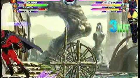 MvC2 Online (360): Ranked Match 1 (MSP) .:6.15.10:.