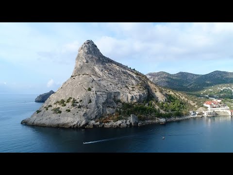 Crimea Aerial Drone Film  [4K🎧] Part 3 Flying over Novyy Svet / Nature Relaxation