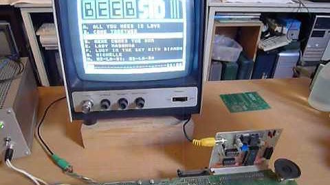 Acorn Atom -  AtomSID Test #2...