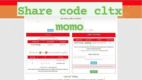 Share Code Chẳn Lẻ Momo Có Auto Trả Thưởng Và Check Mã Giao Dịch Full Không Lỗi 100%