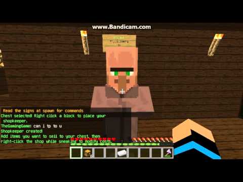 How To Use Villager Shopkeepers On PhanaticMC Server!