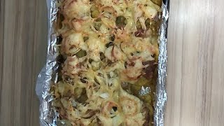 Картошка с мясом в духовке. Вкусный ужин.
Potatoes with meat in the oven. Delicious dinner