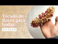 Cómo hacer un TOCADO de flores para BODAS.