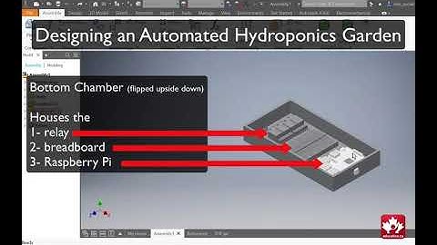 Fusion360 - Project Overview  (Design & Engineering Automated Hydroponics) : Assembly of Components