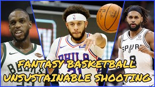 THESE PLAYERS WONT KEEP SHOOTING LIKE THIS || 2021 Fantasy Basketball