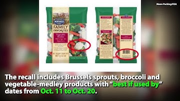Recall: Listeria Concerns In Vegetables Sold