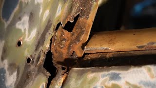 1970 El Camino Rear Window Frame Rust Repair