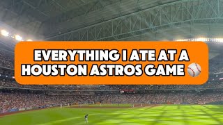 Feasting at Minute Maid Park: Every Bite I Devoured at a Houston Astros Game!