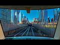 Parisian Metro Gare de Bercy to Trocadero Charles de Gaulle La Defense Chatelet Line M6 M1. Subway