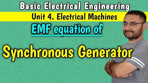 Synchronous Generator EMF equation derivation| BTech 1st year engineering