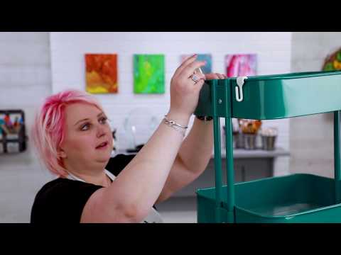 A NEW Portable AND Compact Storage Solution for your Craft Space - Pt 1