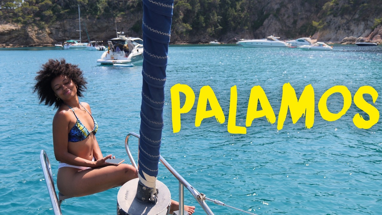 ⁣MAGNIFIQUE mouillage juste avant PALAMOS  ! ( Voilier Coraille )