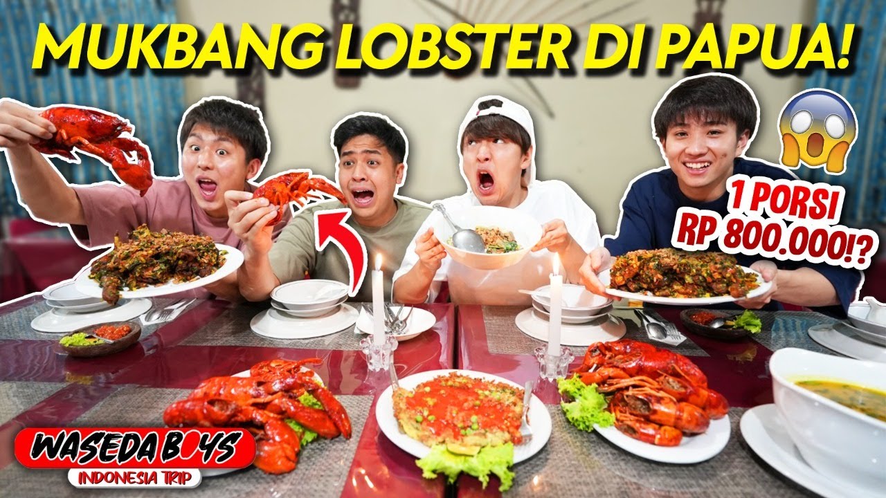 PRESIDEN PERNAH KE SINI! MUKBANG LOBSTER DI PAPUA! | WASEDABOYS INDONESIA TRIP