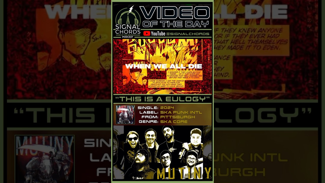 Watch MUTINY-“This is a Eulogy” Video of the Day! on YouTube Watch MUTINY-“This is a Eulogy” Video of the Day! on YouTube