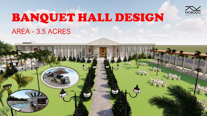 BANQUET HALL AND RESORT DESIGN #architect #resorts #banquethall #landscape #ROMANDESIGN #3d #pool