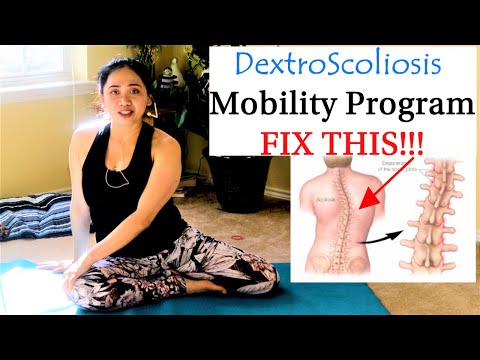 Dextroscoliosis Gentle Yoga Pilates Mobility Program Fix!