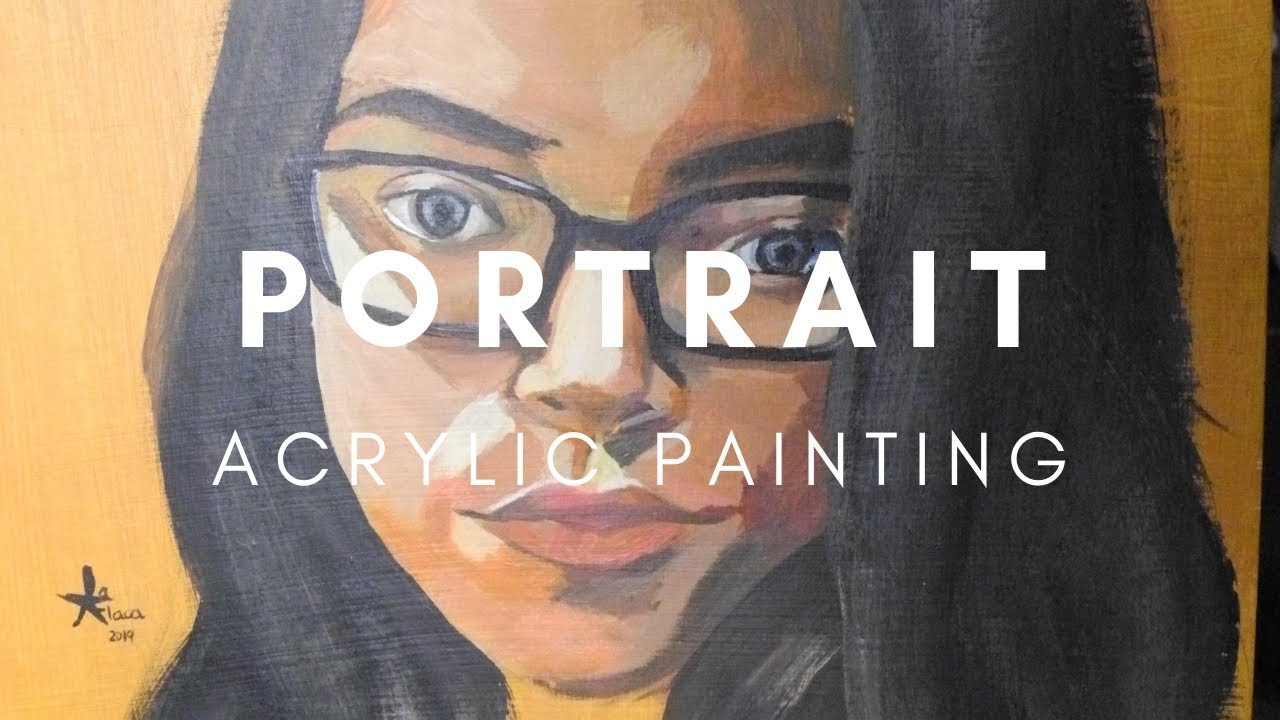 PORTRAIT PAINTING - for beginners + tips - YouTube