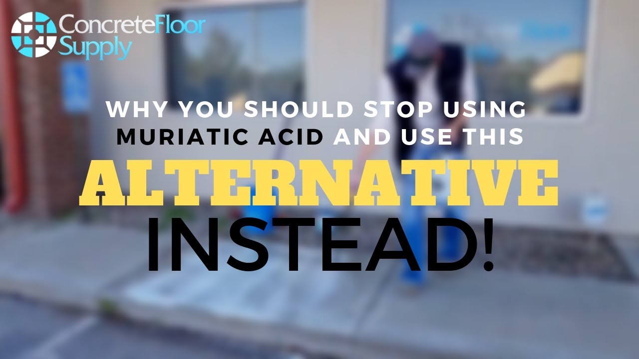 Stop Using Harmful Muriatic Acid and Use This Concrete Cleaning Alternative Instead! YouTube