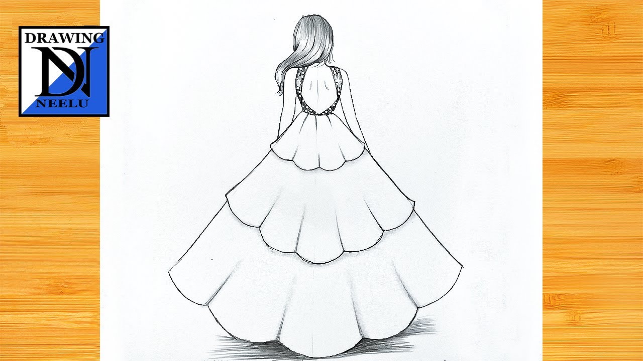 Fashion Girl Style Beautiful girl drawing by CAM STYLES | Fashion  illustration sketches dresses, Fashion illustration dresses, Dress design  sketches