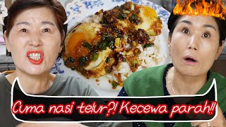 Emak Korea marah banget karena dikasih Telur Ceplok viral di Indonesia..😥 #1