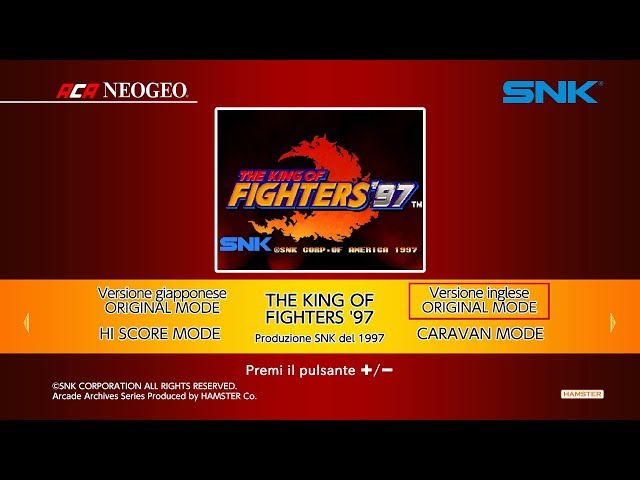 ACA NEOGEO THE KING OF FIGHTERS '97 for Nintendo Switch - Nintendo