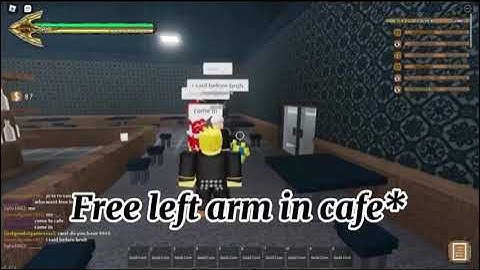 Free left arm in cafe.. | YBA