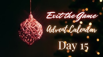 [Day 15] Exit: Advent Calendar - Mystery of the Ice Cave