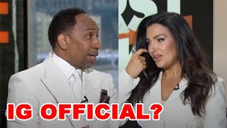 Stephen A Smith drops SHOCKING NEWS about ROMANTIC Relationship with Molly Qerim LIVE on First Take!
