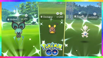 *NEW* TWINKLING FANTASY EVENT IN POKEMON GO! Shiny Dedenne Spawns/ Lookin for Shiny Togetic!
