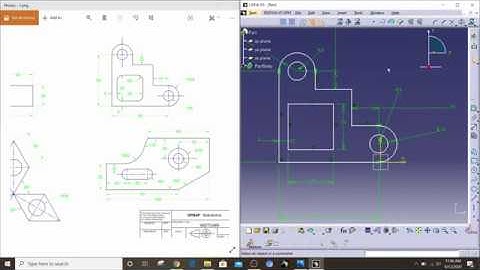 CATIA 2D Sketching Practice for Beginners | CATIA V5