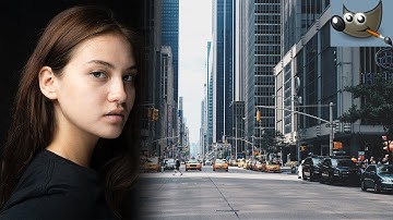 How to Blend Two Images in Gimp